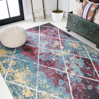 Bounty Minimalist Diamond Trellis Area Rug