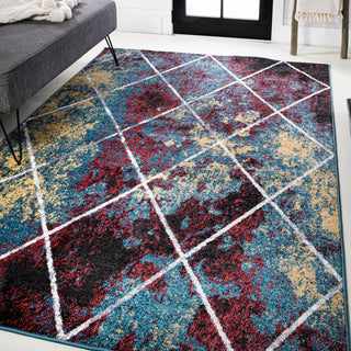 Bounty Minimalist Diamond Trellis Area Rug