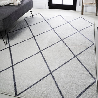 Bounty Minimalist Diamond Trellis Area Rug