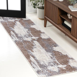 Zowe Contemporary Bohemian Abstract Marble Area Rug