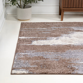 Zowe Contemporary Bohemian Abstract Marble Area Rug