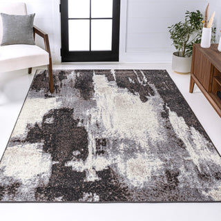 Zowe Contemporary Bohemian Abstract Marble Area Rug