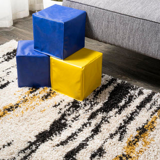 Ovar Nova Modern Bold Strie' Area Rug