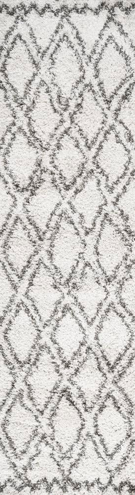 Mealhada Soller Diamond Trellis Shag Area Rug