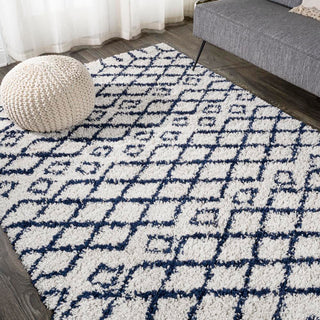 Montijo Algaida Moroccan Diamond Shag Area Rug