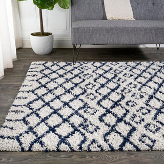 Montijo Algaida Moroccan Diamond Shag Area Rug