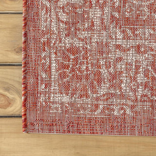 Hart Bohemian Textured Weave Floral Indoor/outdoor Area Rug