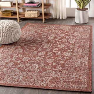 Hart Bohemian Textured Weave Floral Indoor/outdoor Area Rug