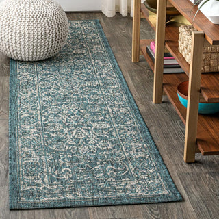 Hart Bohemian Textured Weave Floral Indoor/outdoor Area Rug