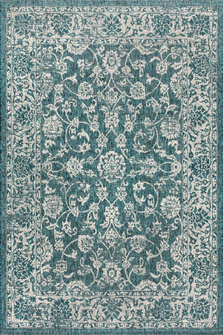 Hart Bohemian Textured Weave Floral Indoor/outdoor Area Rug