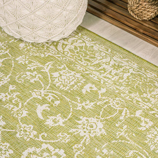 Hart Bohemian Textured Weave Floral Indoor/outdoor Area Rug