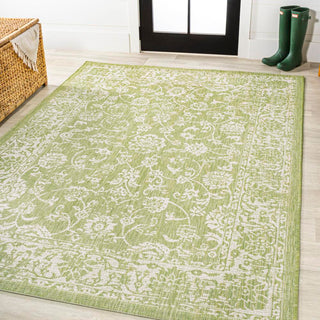 Hart Bohemian Textured Weave Floral Indoor/outdoor Area Rug