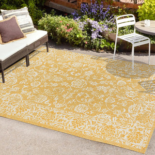 Hart Bohemian Textured Weave Floral Indoor/outdoor Area Rug