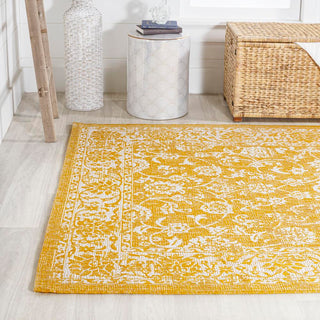 Hart Bohemian Textured Weave Floral Indoor/outdoor Area Rug