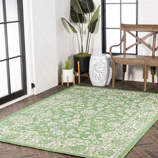 Hart Bohemian Textured Weave Floral Indoor/outdoor Area Rug