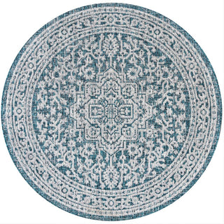 Luke Medallion Textured Weave Indoor/outdoor Area Rug