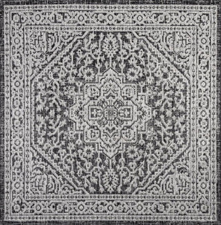 Luke Medallion Textured Weave Indoor/outdoor Area Rug