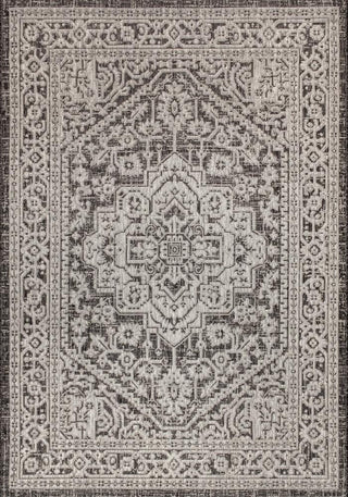 Luke Medallion Textured Weave Indoor/outdoor Area Rug