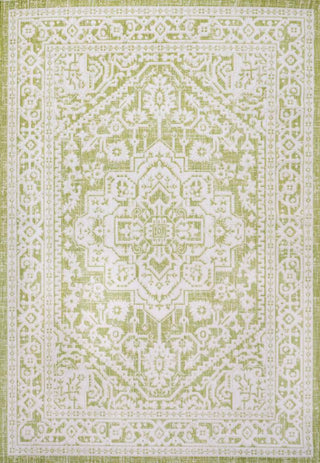 Luke Medallion Textured Weave Indoor/outdoor Area Rug