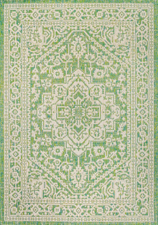 Luke Medallion Textured Weave Indoor/outdoor Area Rug