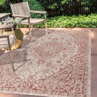 Makatea Rozetta Boho Medallion Textured Area Rug