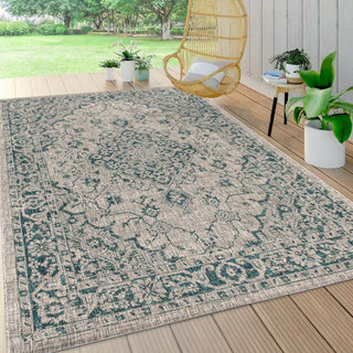 Makatea Rozetta Boho Medallion Textured Area Rug