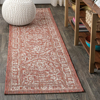 Kayla Bohemian Medallion Textured Weave Indoor/outdoor Area Rug