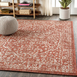 Kayla Bohemian Medallion Textured Weave Indoor/outdoor Area Rug