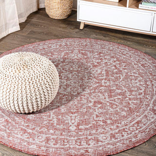 Kayla Bohemian Medallion Textured Weave Indoor/outdoor Area Rug