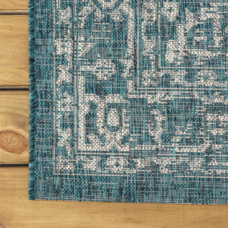 Kayla Bohemian Medallion Textured Weave Indoor/outdoor Area Rug