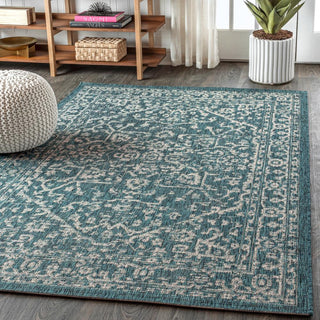 Kayla Bohemian Medallion Textured Weave Indoor/outdoor Area Rug