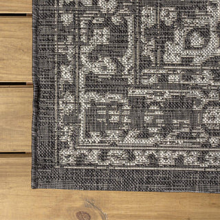 Kayla Bohemian Medallion Textured Weave Indoor/outdoor Area Rug