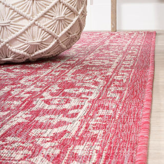 Kayla Bohemian Medallion Textured Weave Indoor/outdoor Area Rug