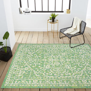 Kayla Bohemian Medallion Textured Weave Indoor/outdoor Area Rug