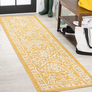 Kayla Bohemian Medallion Textured Weave Indoor/outdoor Area Rug