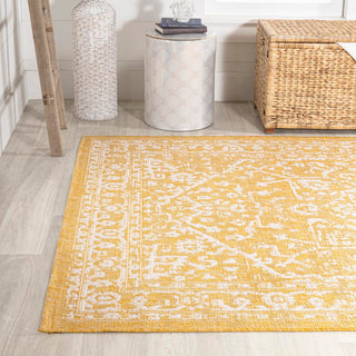 Kayla Bohemian Medallion Textured Weave Indoor/outdoor Area Rug