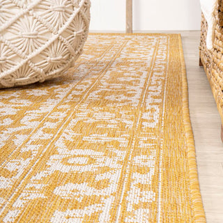 Kayla Bohemian Medallion Textured Weave Indoor/outdoor Area Rug