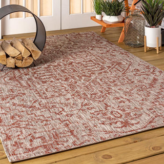 Cascade Bohemian Medallion Textured Weave Indoor/outdoor Area Rug