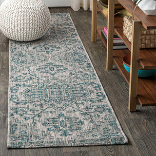 Cascade Bohemian Medallion Textured Weave Indoor/outdoor Area Rug