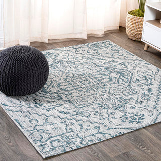 Cascade Bohemian Medallion Textured Weave Indoor/outdoor Area Rug