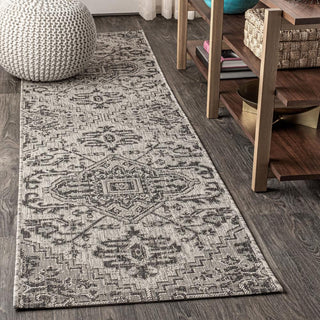 Cascade Bohemian Medallion Textured Weave Indoor/outdoor Area Rug