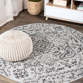 Cascade Bohemian Medallion Textured Weave Indoor/outdoor Area Rug