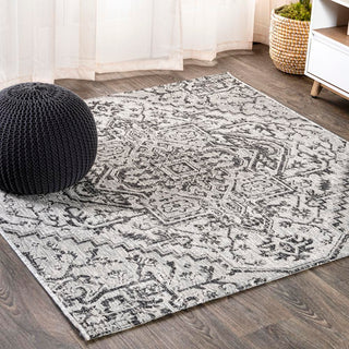 Cascade Bohemian Medallion Textured Weave Indoor/outdoor Area Rug