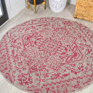 Cascade Bohemian Medallion Textured Weave Indoor/outdoor Area Rug