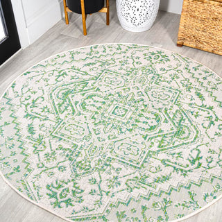 Cascade Bohemian Medallion Textured Weave Indoor/outdoor Area Rug