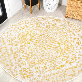 Cascade Bohemian Medallion Textured Weave Indoor/outdoor Area Rug