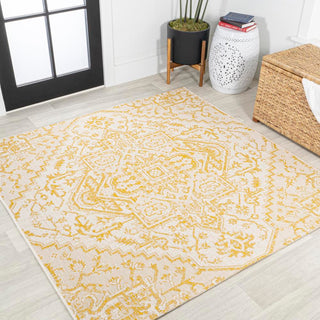 Cascade Bohemian Medallion Textured Weave Indoor/outdoor Area Rug