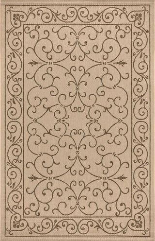 Loretta Vintage Filigree Textured Weave Indoor/outdoor Area Rug