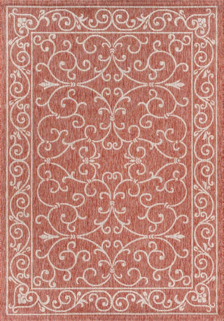 Loretta Vintage Filigree Textured Weave Indoor/outdoor Area Rug