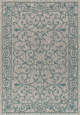 Loretta Vintage Filigree Textured Weave Indoor/outdoor Area Rug